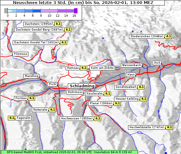 Neuschnee, 1. 2. 2026
