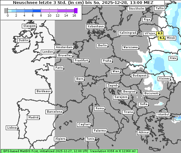 Neuschnee, 28. 12. 2025