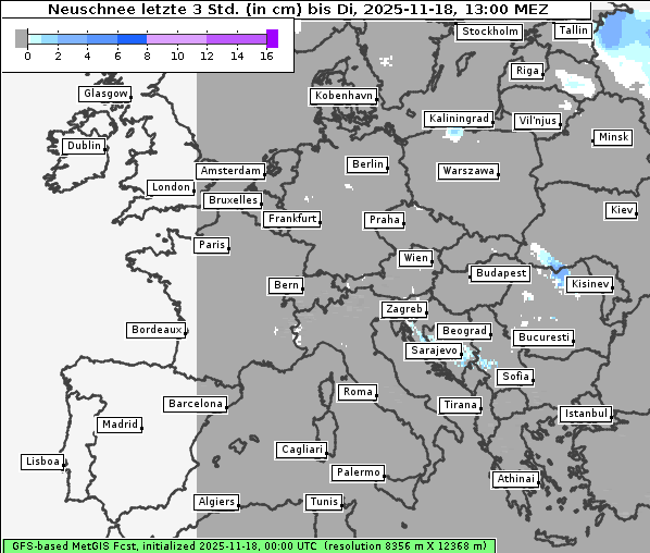 Neuschnee, 18. 11. 2025