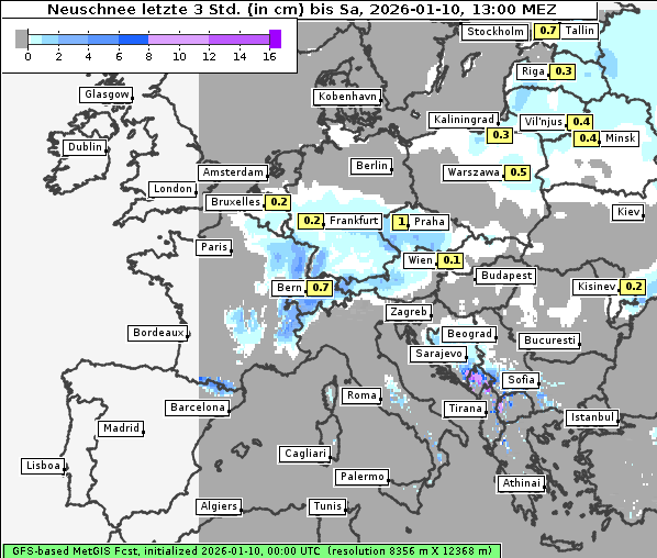 Neuschnee, 10. 1. 2026