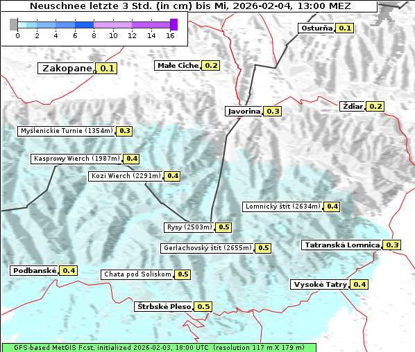 Neuschnee, 4. 2. 2026