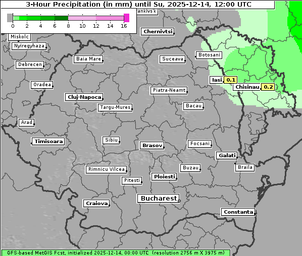 Niederschlag, 14. 12. 2025