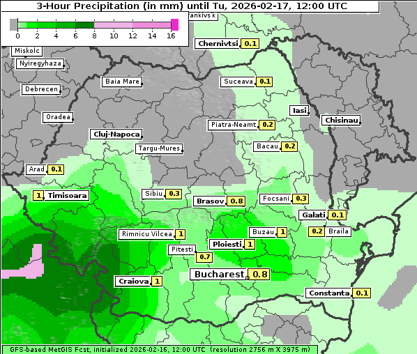 Niederschlag, 17. 2. 2026