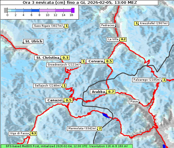 Neuschnee, 5. 2. 2026