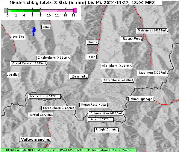 Niederschlag, 27. 11. 2024