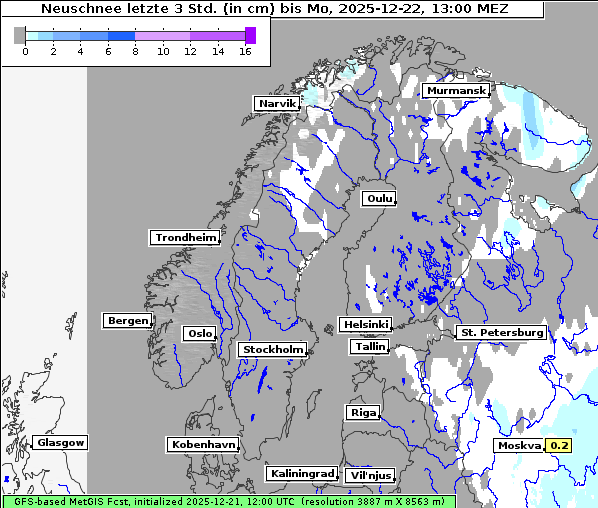 Neuschnee, 22. 12. 2025