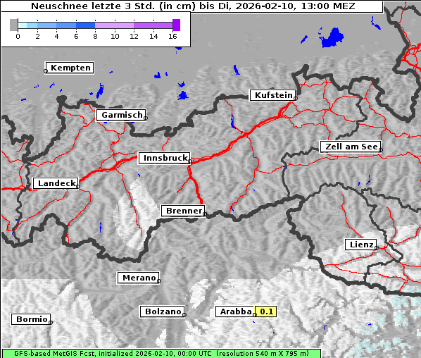 Neuschnee, 10. 2. 2026