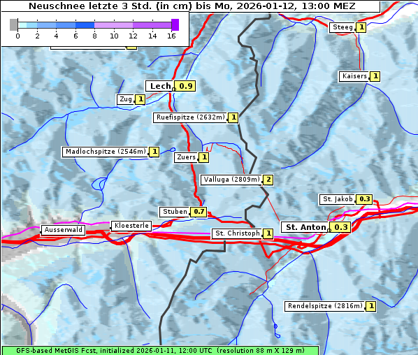Neuschnee, 12. 1. 2026