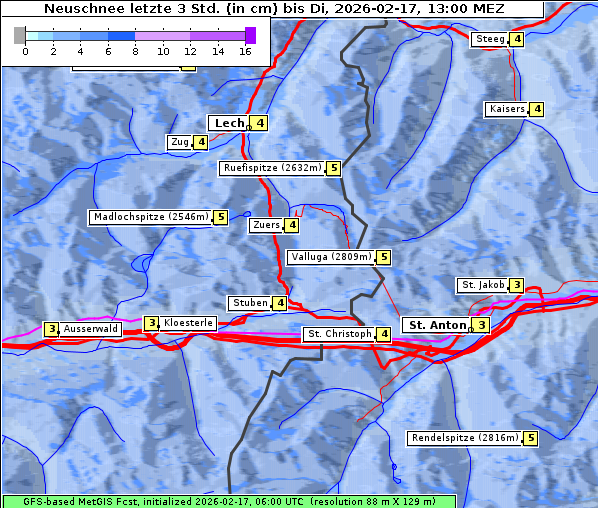 Neuschnee, 17. 2. 2026