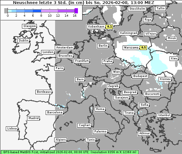 Neuschnee, 8. 2. 2026