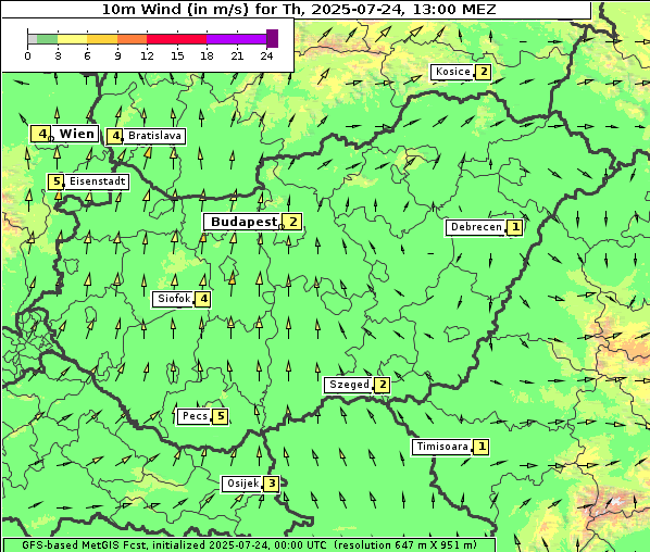 Wind, 24. 7. 2025