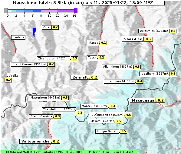 Neuschnee, 22. 1. 2025