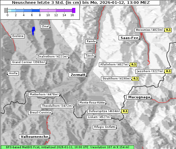 Neuschnee, 12. 1. 2026