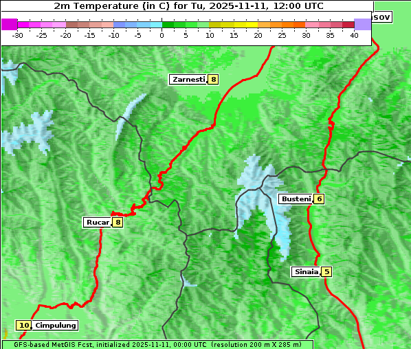 Temperatur, 11. 11. 2025