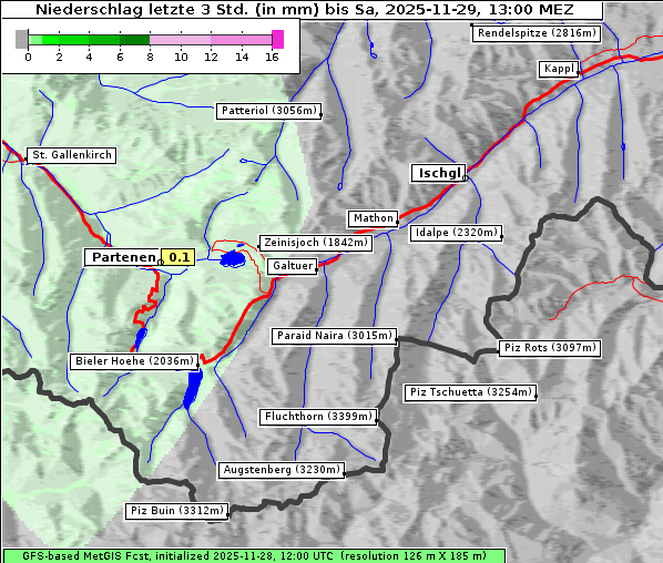 Niederschlag, 29. 11. 2025