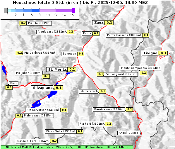 Neuschnee, 5. 12. 2025