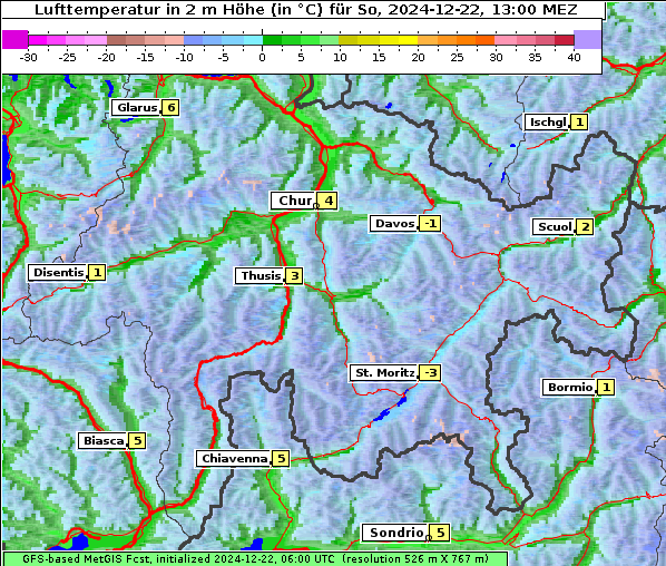 Temperatur, 22. 12. 2024