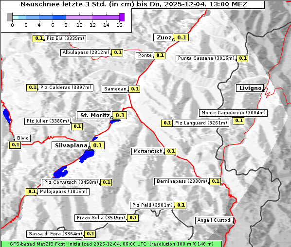 Neuschnee, 4. 12. 2025