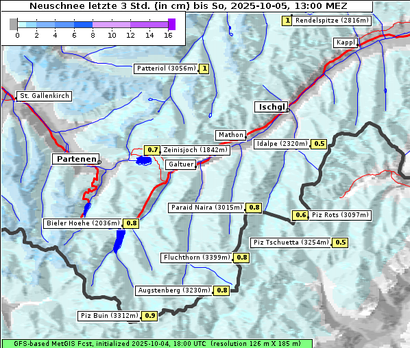 Neuschnee, 5. 10. 2025