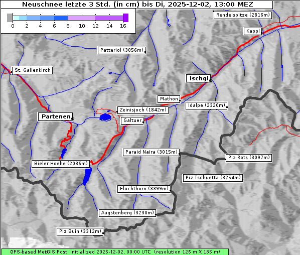 Neuschnee, 2. 12. 2025