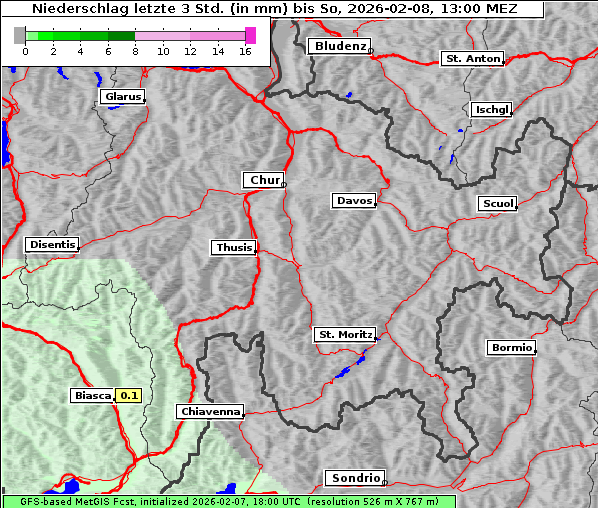 Niederschlag, 8. 2. 2026