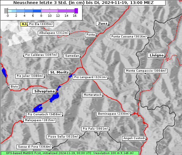 Neuschnee, 19. 11. 2024