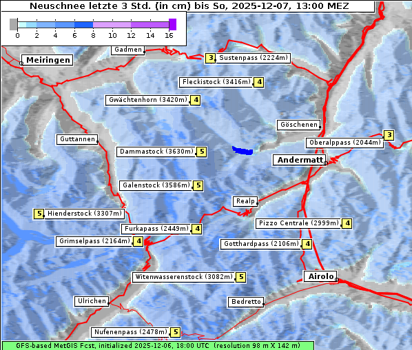 Neuschnee, 7. 12. 2025