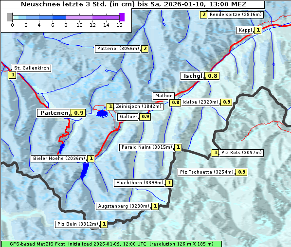 Neuschnee, 10. 1. 2026