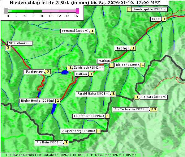 Niederschlag, 10. 1. 2026