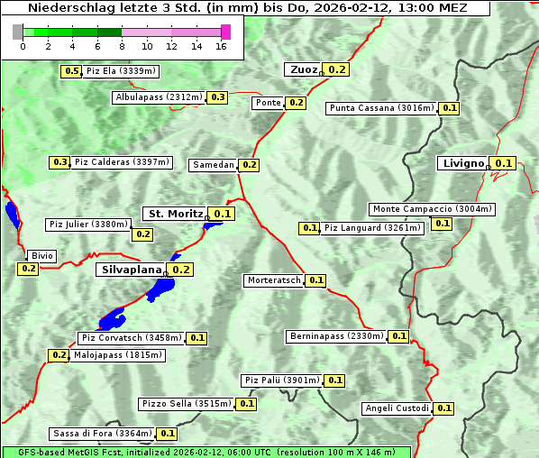 Niederschlag, 12. 2. 2026