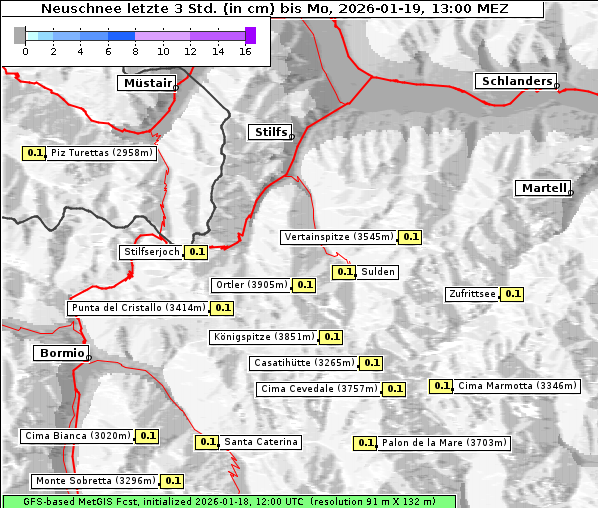 Neuschnee, 19. 1. 2026