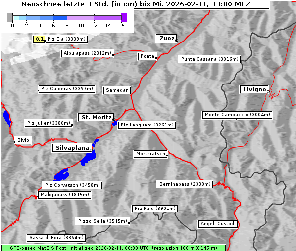 Neuschnee, 11. 2. 2026