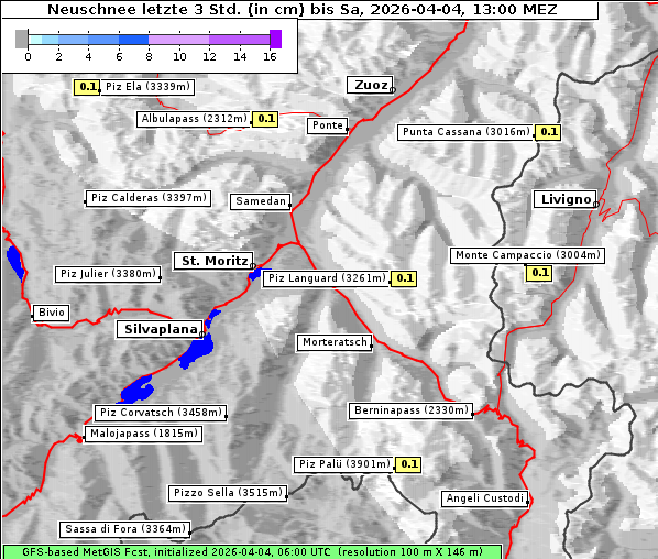 Neuschnee, 4. 4. 2026