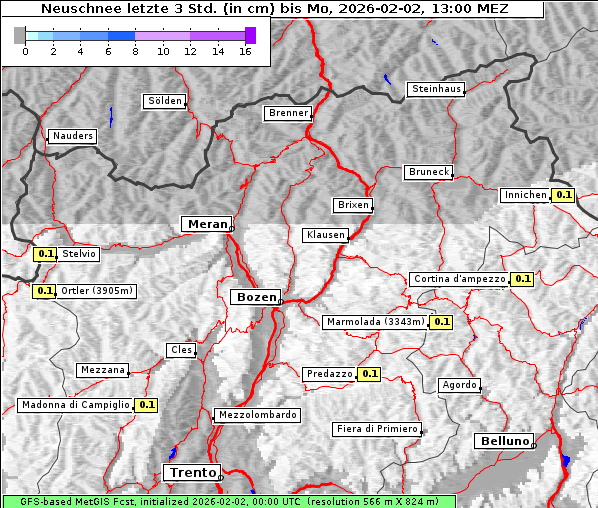 Neuschnee, 2. 2. 2026