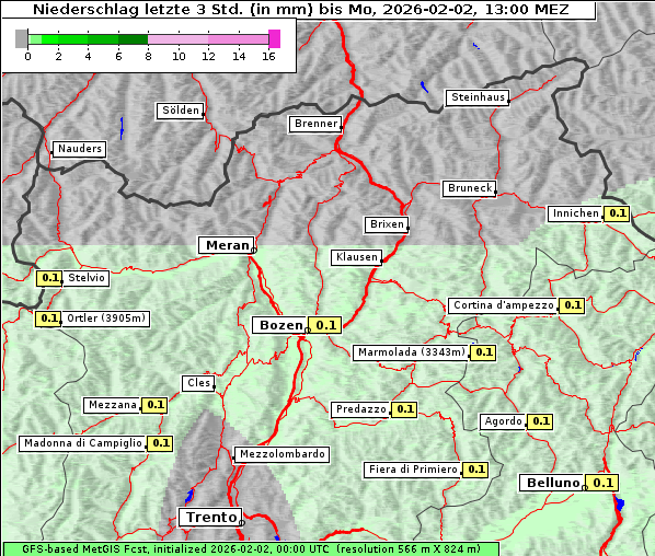 Niederschlag, 2. 2. 2026