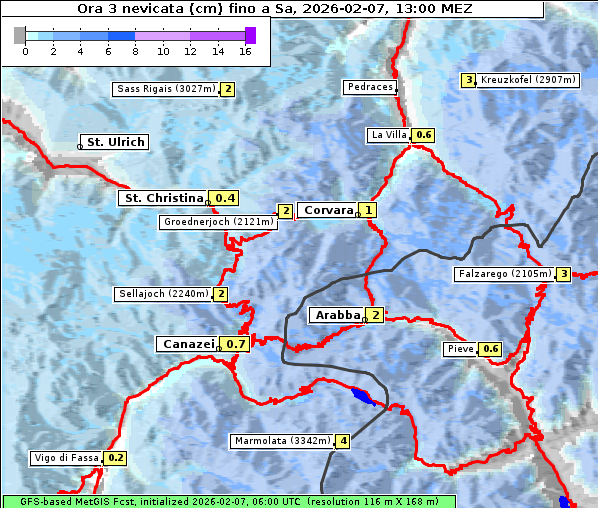 Neuschnee, 7. 2. 2026