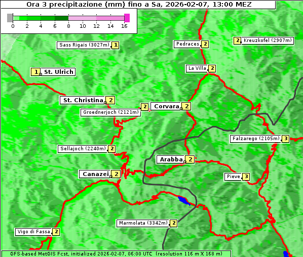 Niederschlag, 7. 2. 2026