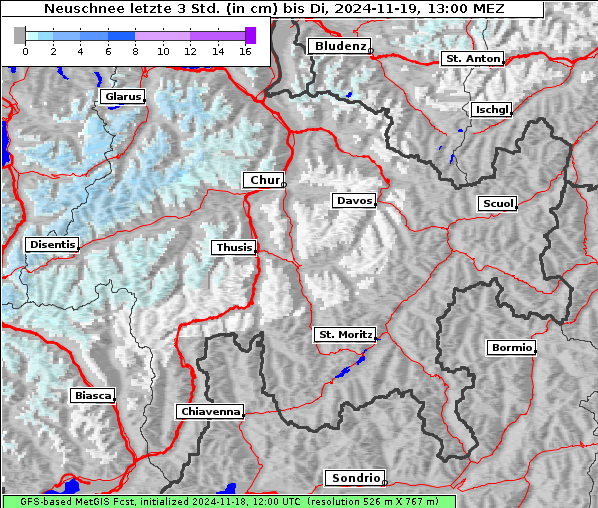 Neuschnee, 19. 11. 2024