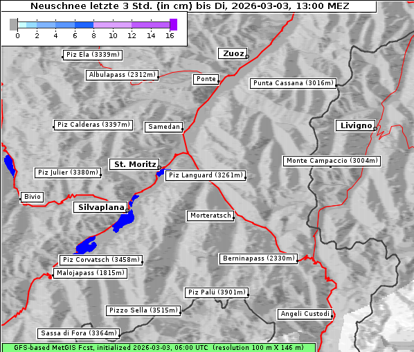 Neuschnee, 3. 3. 2026
