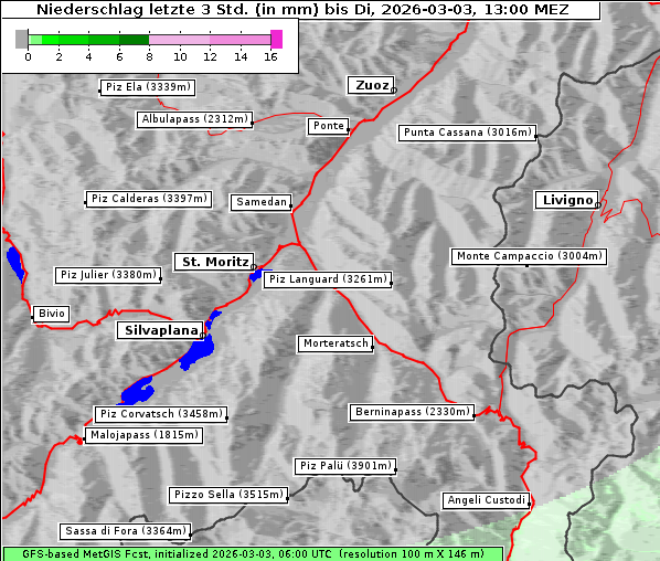 Niederschlag, 3. 3. 2026