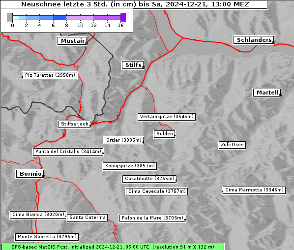 Neuschnee, 21. 12. 2024