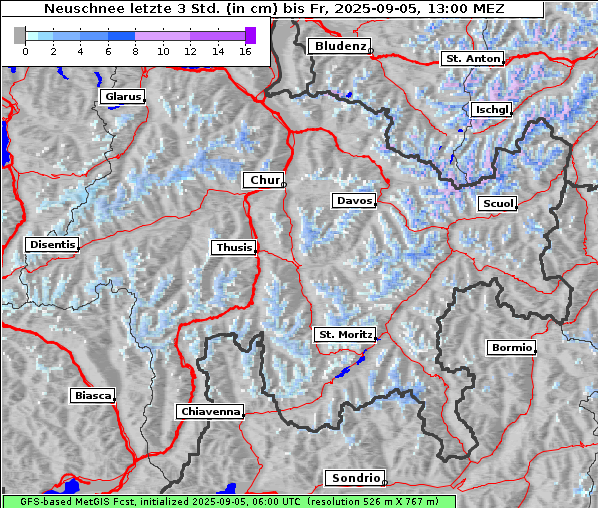 Neuschnee, 5. 9. 2025