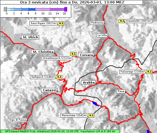 Neuschnee, 1. 3. 2026