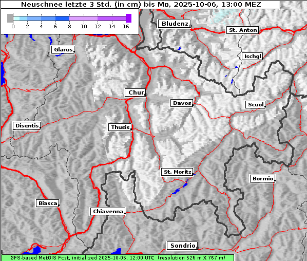 Neuschnee, 6. 10. 2025