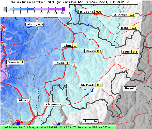 Neuschnee, 23. 12. 2024