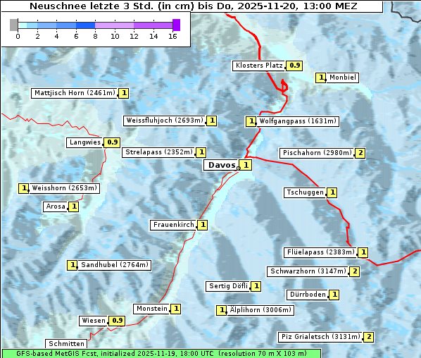 Neuschnee, 20. 11. 2025