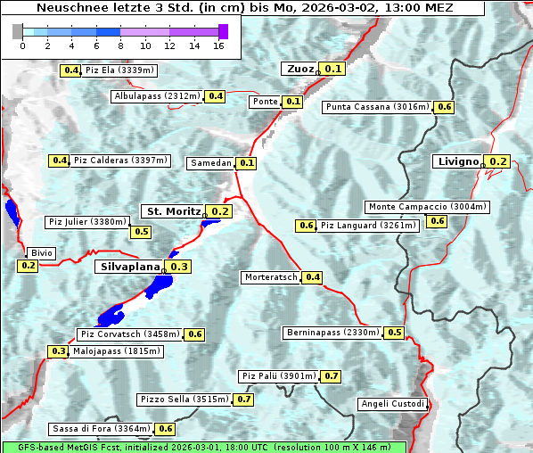 Neuschnee, 2. 3. 2026
