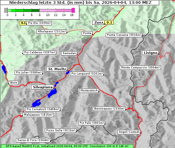Niederschlag, 4. 4. 2026