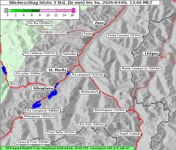 Niederschlag, 5. 4. 2026