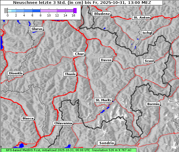 Neuschnee, 31. 10. 2025